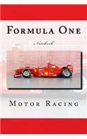 Formula One: 150 Page Lined Notebook