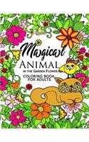Magical Animal in the Garden Flower