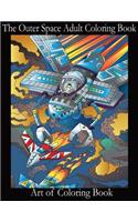 Outer Space Adult Coloring Book