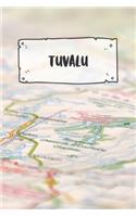 Tuvalu: Ruled Travel Diary Notebook or Journey Journal - Lined Trip Pocketbook for Men and Women with Lines