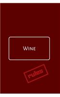Wine Rules