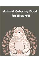 Animal Coloring Book for Kids 4-8: Coloring Pages with Funny Animals, Adorable and Hilarious Scenes from variety pets and animal images