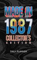 Daily Planner Weekly Calendar: 87th Year Organizer Undated - Blank 52 Weeks Monday to Sunday -120 Pages- Collectors Edition Notebook Journal 1987 Birthday - 32 Years To-Do List fo