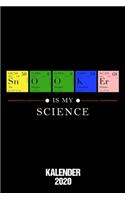 Kalender 2020 Snooker is my Science: Terminkalender Snookerspieler als lustiges Geschenk für Snooker Fan Jahreskalender 2020 A5 1 Woche 2 Seiten / 6x9 Zoll 120 Seiten / Terminplaner 202
