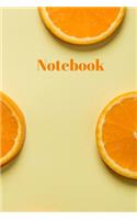Notebook: Oranges Notebook; I Love Oranges; Fruity Notebook; 6x9inch Notebook with 108-wide lined pages