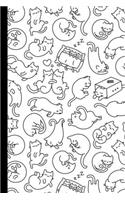 Sleepy Cats Notebook: Can be used as a notebook, journal, diary or composition book for school and work.
