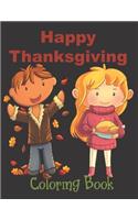 Happy Thanksgiving - Coloring Book