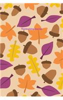 Thanksgiving Journal: 6 x 9 blank lined notebook diary