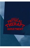 Property Of Physical Therapy Department