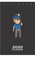 Polizist Kalender 2020