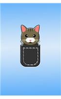 Cat in the Pocket: Beautiful Journal for Cat Lovers and Cat Owners.