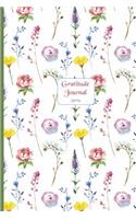 Gratitude Journal: Gorgeous full color Floral Theme illustrated Thankfulness Journal - Spring Forward(6 Illustrated Writing Prompts Gratitude Journal Paperback)