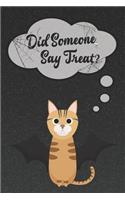 Bengal Cat Lined Notebook: A Halloween Themed Notebook for Bengal Cat Lovers(2 Cat Halloween Notebooks and Journals)
