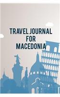 Travel Journal For Macedonia