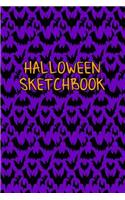Halloween Sketchbook: Kids Halloween Sketchbook 6" x 9" 40 Pages Of Sketch Paper, Draw Your Own Pumpkins, Witches, Ghosts, Zombies Etc
