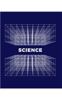 Blue Science Grid Notebook
