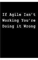 If Agile Isn't Working You're Doing It Wrong