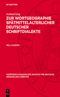 Karten: (38 Veröffentlichungen Des Instituts Für Deutsche Sprache Und Literatur)