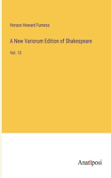 New Variorum Edition of Shakespeare