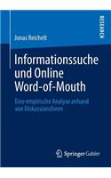 Informationssuche Und Online Word-Of-Mouth