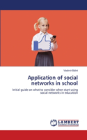 Application of social networks in school