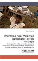 Improving rural Malawian households' access to credit: (English)
