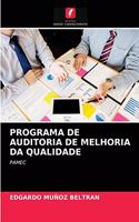 Programa de Auditoria de Melhoria Da Qualidade