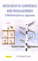 Research In Commerce And Management A Multidisciplinary Approach