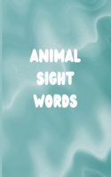 Animal Sight Words