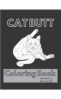 Cat Butt Coloring Book