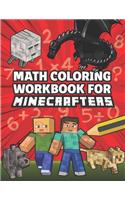 Math Coloring Workbook for Minecrafters