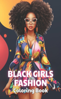 Black Girls Fashion Coloring Book