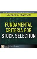 Fundamental Criteria for Stock Selection