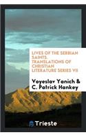 Lives of the Serbian Saints