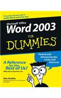 Word 2003 For Dummies