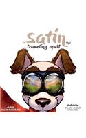 Satin, the traveling mutt.