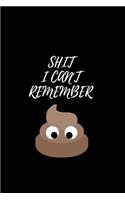 Shit I Can't Remember