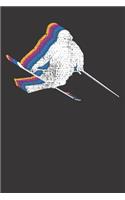 Notebook: College Ruled 6x9 120 Pages Freestyle Ski Halfpipe Gift Skier Cool