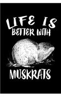 Life Is Better With Muskrats: Animal Nature Collection