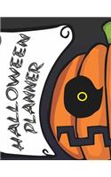 Halloween Planner: Party Planning, Activities, Budget, Decorations, & Costumes Undated Organizer