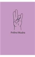 Prithvi Mudra: Notebook Yoga Meditation Namaste Notizbuch Journal 6x9 Lined