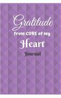 Gratitude from Core of My Heart Journal