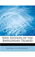New Edition of the Babylonian Talmud