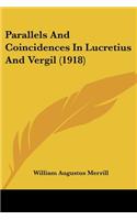 Parallels And Coincidences In Lucretius And Vergil (1918)