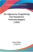de Algemeene Vergadering Van Naamlooze Vennootschappen (1884)