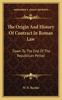 Origin And History Of Contract In Roman Law