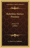 Bullettino Storico Pistoiese