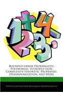 Bounded-Error Probabilistic Polynomial