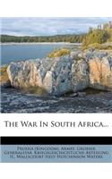 The War in South Africa...