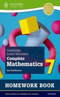 Cambridge Lower Secondary Complete Mathematics 7 Homework Book - Pack of 15 (Second Edition)